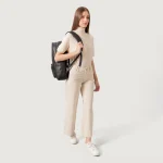 The Philos Black Leather Backpack - Image 6