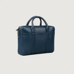 The Captain Midnight Blue Leather Briefcase - Image 2