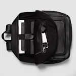 The Philos Black Leather Backpack - Image 3