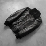 Airin G-1 Black Leather Bomber Jacket - Image 8