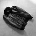 Airin G-1 Black Leather Bomber Jacket - Image 7
