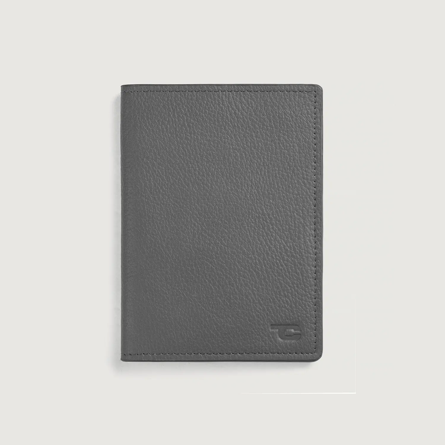 Bernardi_Grey_Leather_Travel_Wallet_Front-2-1694253240559 Bernardi Grey Leather Travel Wallet - Image 1