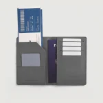 Bernardi Grey Leather Travel Wallet - Image 6