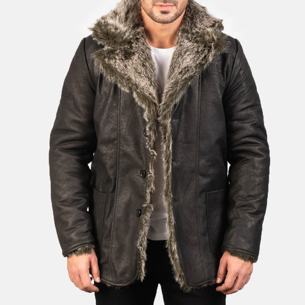 Men_s_Furlong_Black_Leather_Coat8087-4-1577697464009_94c698e4-2ad9-4a8f-9295-967cf19289be Furlong Black Leather Coat - Image 1