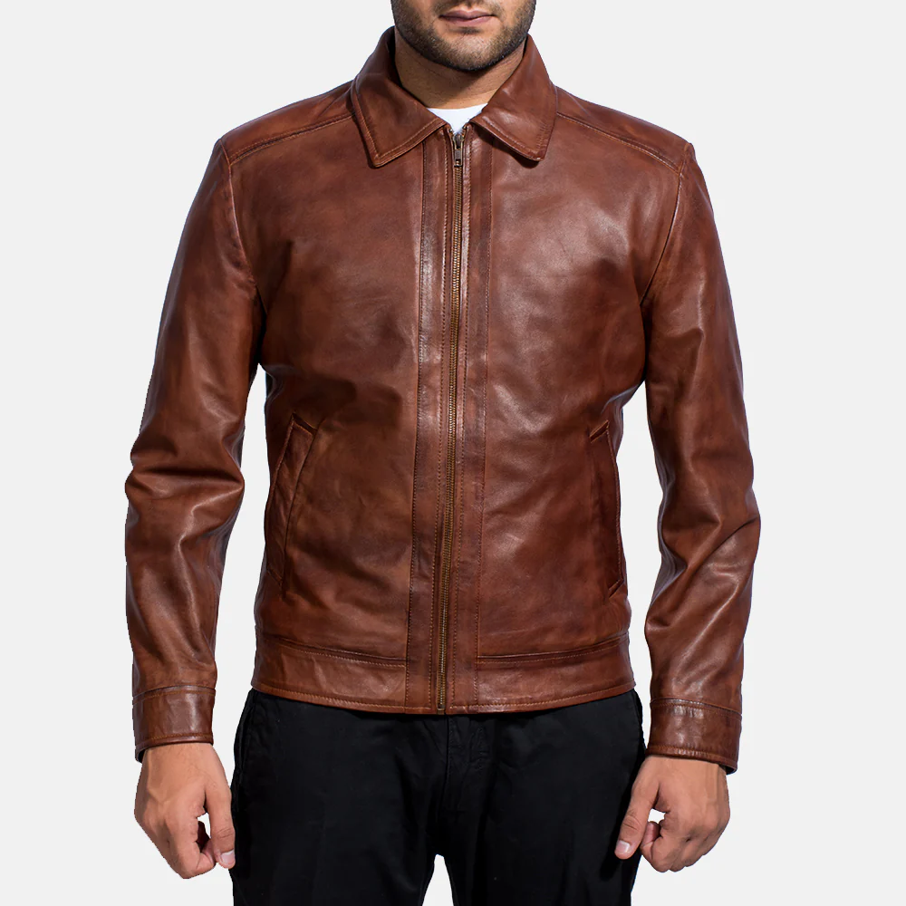 TJM_0532-1491483664248_5a26252e-57b4-4194-9ffe-010376a950cf Inferno Brown Leather Jacket - Image 1
