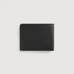 Voren Black Leather Bi-fold Wallet - Image 2