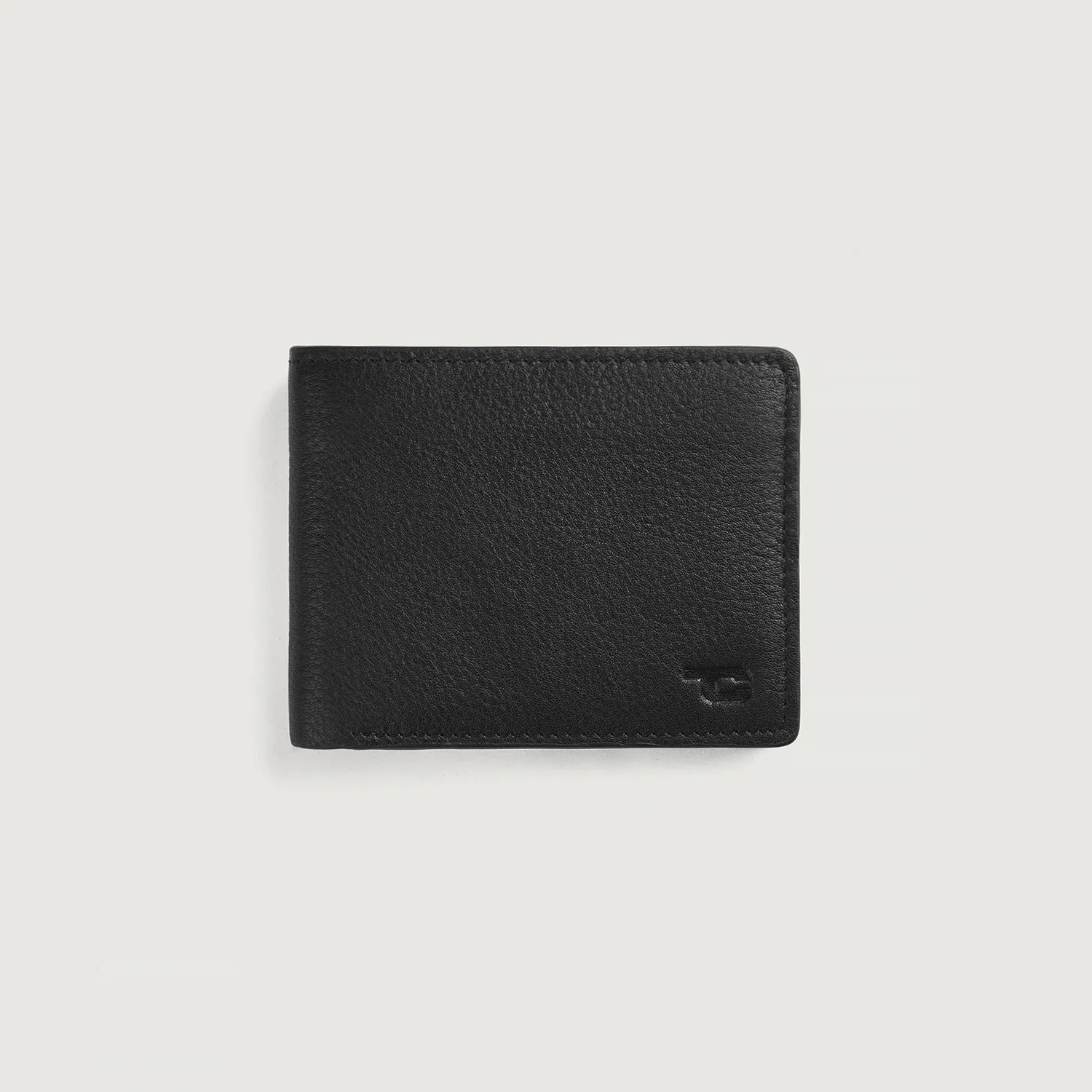 Voren_Black_Leather_Bi-fold_Wallet_Front-2-1694261732277 Voren Black Leather Bi-fold Wallet - Image 1
