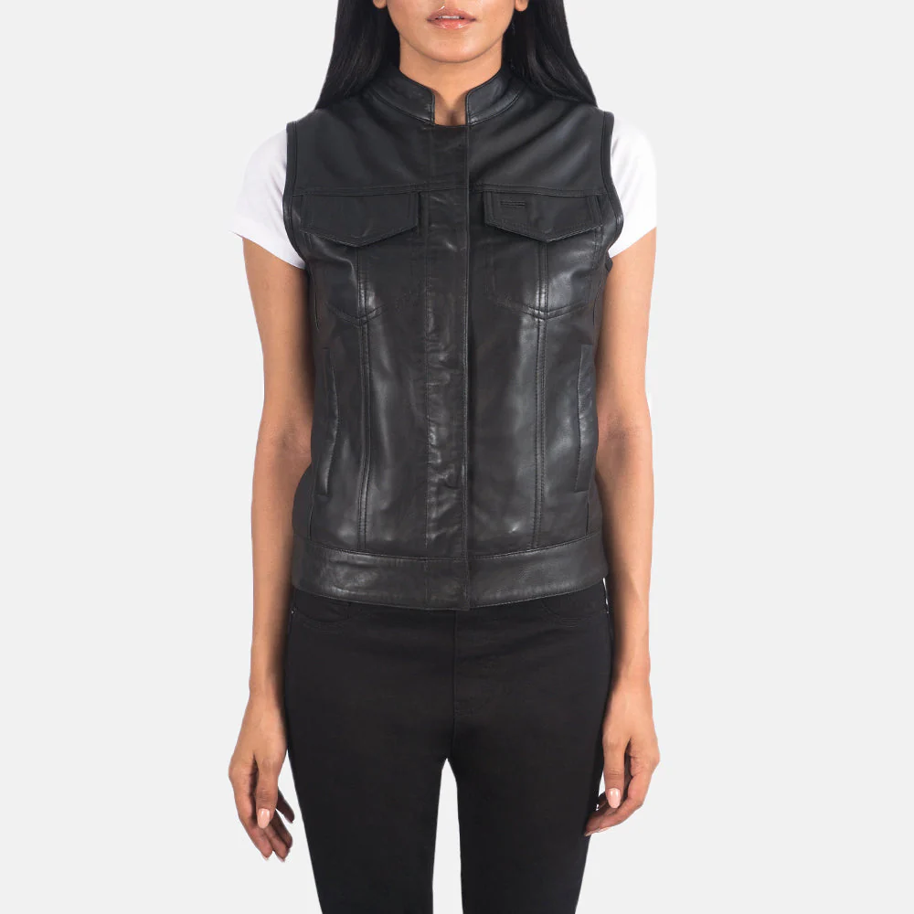 Women_s_Rayne_Moto_Black_Leather_Vest-3_25b56919-ac17-4bf3-a1a2-cd4c5d504b38 Rayne Moto Black Leather Vest - Image 1
