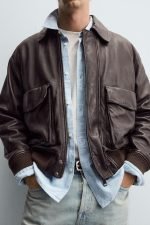 Leather Pocket Jacket - Image 4