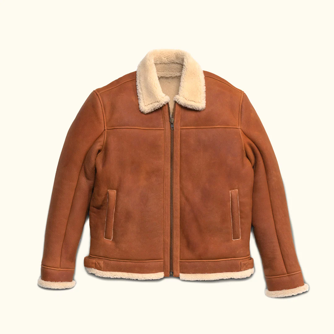 Shearling-leather-Bomber-jacket-Whiskey-Brown-3_2000x Shearling Leather Bomber Jacket - Image 1