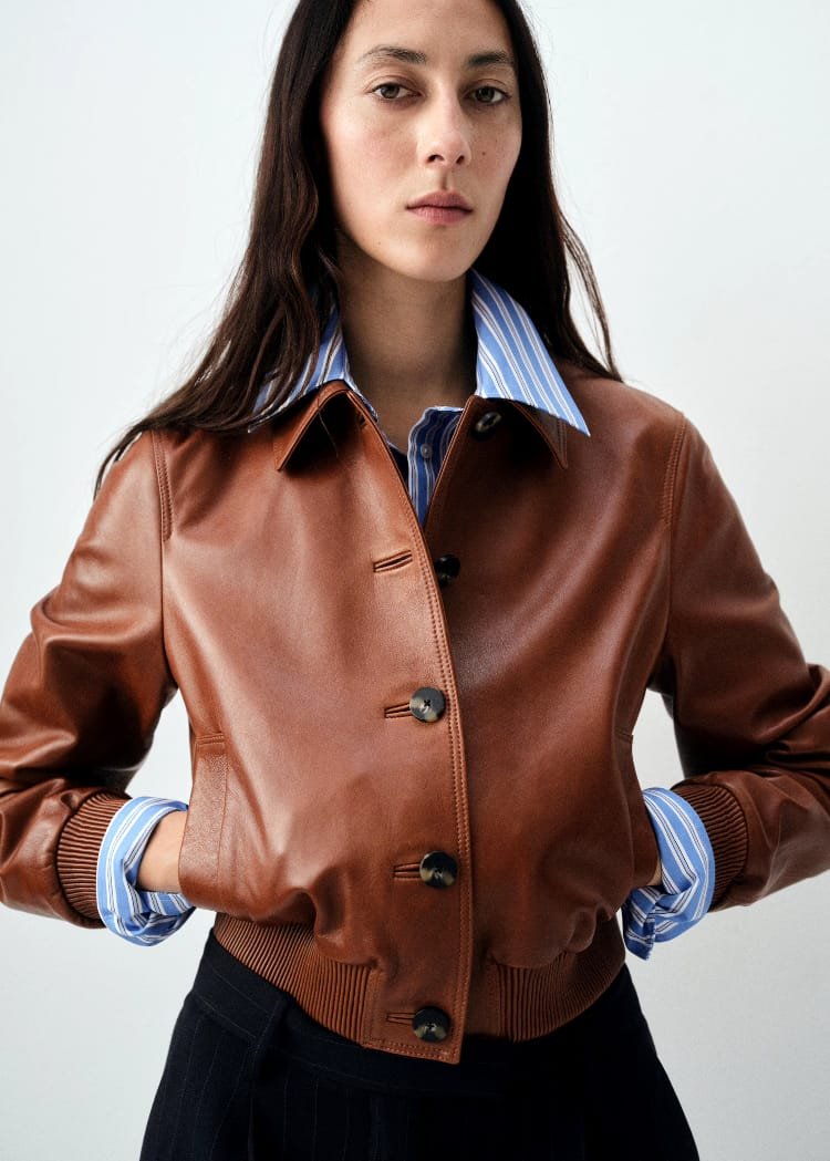 WhatsApp Image 2025-10-01 at 03.39.58_99a844e5 Brown Bomber Jacket - Image 1
