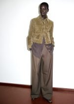 Suede Leather Jacket With Buttons - Image 2