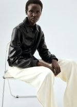 Bomber Leather jacket Black