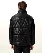 Tooma Leather Puffer Jacket - Image 5