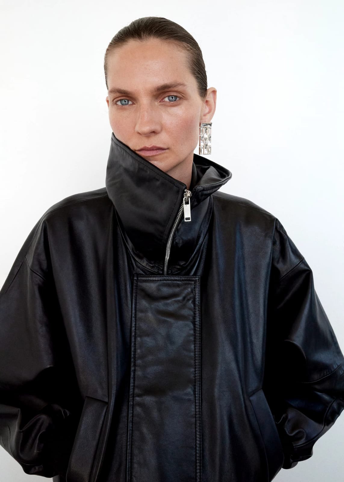 WhatsApp Image 2025-10-02 at 04.21.18_7b286966 Oversized Leather Bomber jacket - Image 1